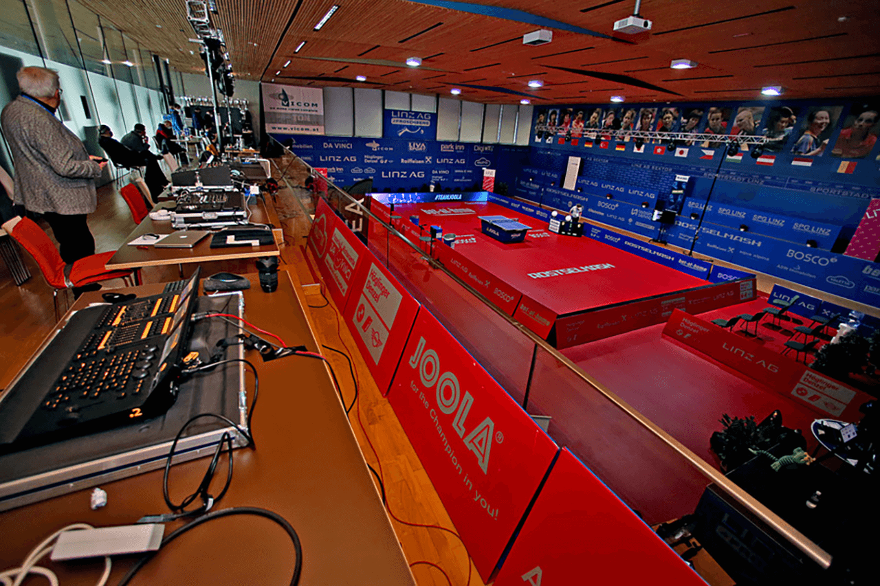 JOOLA was the tournament's equipment sponsor (Photo by Helmut Ploberger)