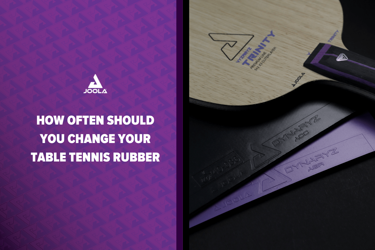 How often should I change my table tennis rubbers